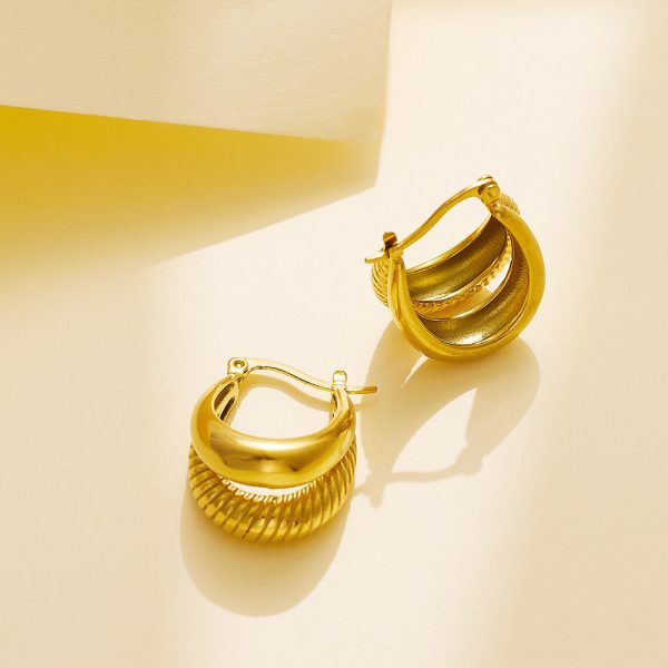 O1CN01D4HZyB25wjNzNjkpF_3529117591-0-cib.jpg Stainless Steel Twist Hoop Earrings 724415240593