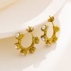 O1CN01D912Jk25wjRZz5Jma_3529117591-0-cib.jpg Stainless Steel Pearl Hoop Earrings 756784087822