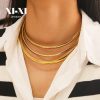 O1CN01DTbL2F25wjbpbLGCn_3529117591-0-cib.jpg Stainless Steel Snake Chain Necklace 764463827581