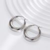 O1CN01Dla2ta25wjOE2cwkp_3529117591-0-cib.jpg Stainless Steel Oval Hoop Earrings 725885648728