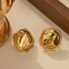Stainless Steel Rose Earrings 893313993458