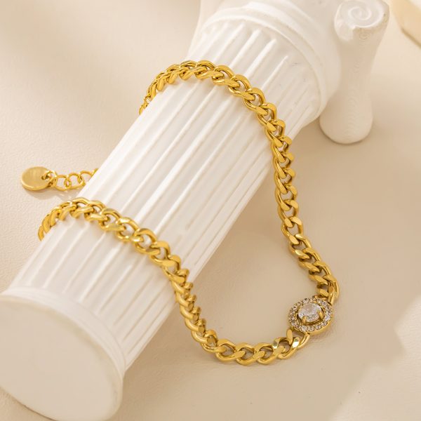 O1CN01EDJmWe25wjbAtNwxa_3529117591-0-cib.jpg Stainless Steel Zirconia Heart Bracelet 937957005138