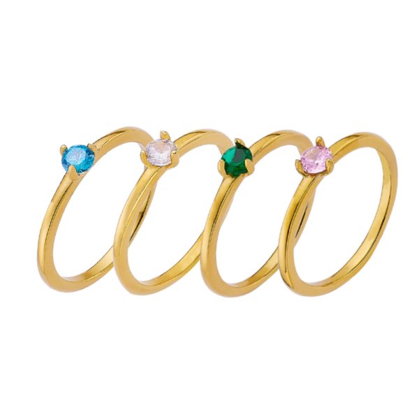 Stainless Steel Slim Band Ring 724544604557