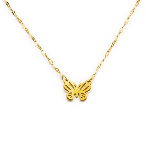O1CN01EI1JZH25wjZY3z2A3_3529117591-0-cib.jpg Stainless Steel Butterfly Necklace 893616362819