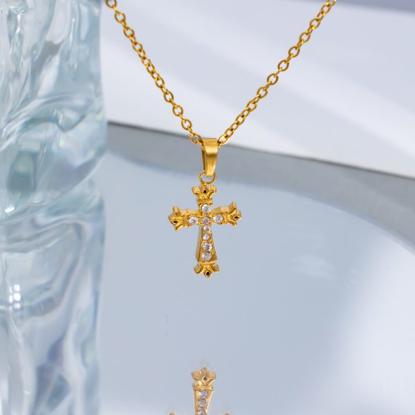 O1CN01EKh4O525wjZYHqkdK_3529117591-0-cib.jpg Stainless Steel Cross Necklace 893354407577