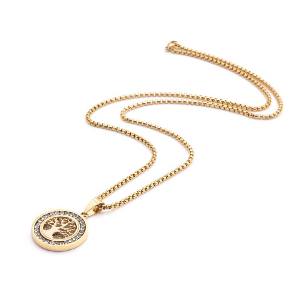 O1CN01EM94K225wjEGg9nUv_3529117591-0-cib.jpg Stainless Steel Tree of Life Necklace 650462501760