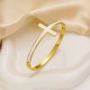 O1CN01EMQHWO25wjUr414fb_3529117591-0-cib.jpg Stainless Steel Cross Enamel Bangle 800983296908