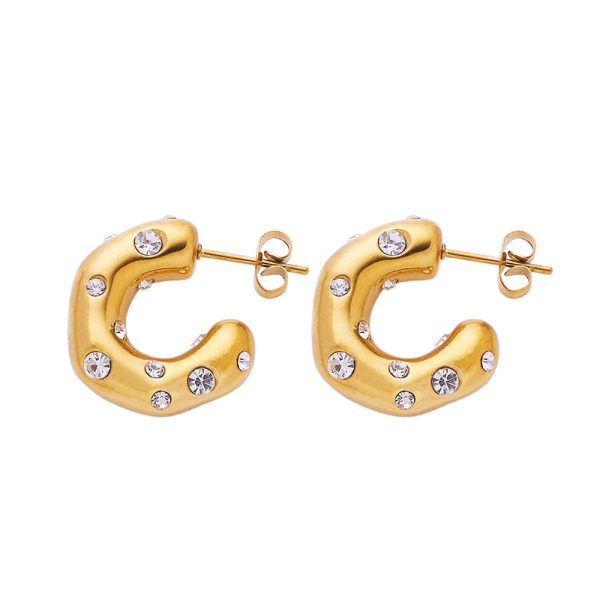 O1CN01ENB74j25wjNvbwH5z_3529117591-0-cib.jpg Stainless Steel C Shaped Zirconia Earrings 724648449624