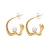 O1CN01ESaZzc25wjNwSCzsE_3529117591-0-cib.jpg Stainless Steel Pearl Twist Hoop Earrings 724607629620