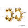 O1CN01Ecq7og25wjbqbbahp_3529117591-0-cib.jpg Stainless Steel Pearl Chain Earrings 735318253583