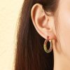 O1CN01Eel9UL25wjNz2xqgj_3529117591-0-cib-3.jpg Stainless Steel Rhinestone Crescent Earrings 724369464612