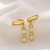 O1CN01Eher3q25wjRbnHBpu_3529117591-0-cib.jpg Stainless Steel Hexagon Earrings 756725806821