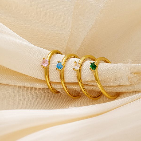 Stainless Steel Slim Band Ring 724544604557