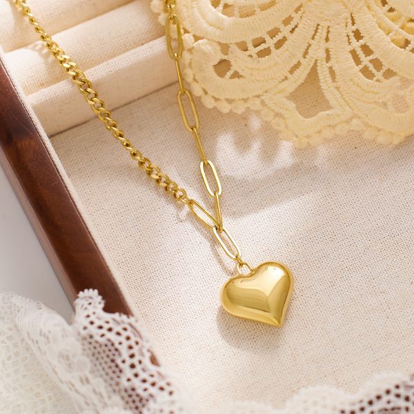 O1CN01EnESZD25wjSOhgTS4_3529117591-0-cib.jpg Stainless Steel Heart Necklace 765036325257
