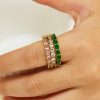 Stainless Steel Zirconia Eternity Ring 1053224197331