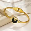 O1CN01FHaKKR25wjfwc2ITQ_3529117591-0-cib.jpg Stainless Steel Clover Bangle 1050398186677