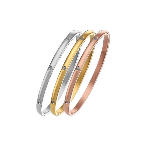 O1CN01Fe60gO25wjR4AStsz_3529117591-0-cib.jpg Stainless Steel Rhinestone Bangle 750498183238