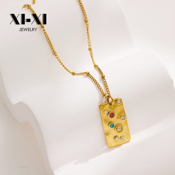 O1CN01FiLW0425wjbv2Cy2g_3529117591-0-cib.jpg Stainless Steel Zirconia Square Necklace 725004177005