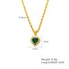 O1CN01FsasoN25wjRTZwBmg_3529117591-0-cib.jpg Stainless Steel Enamel Heart Necklace 755219394918