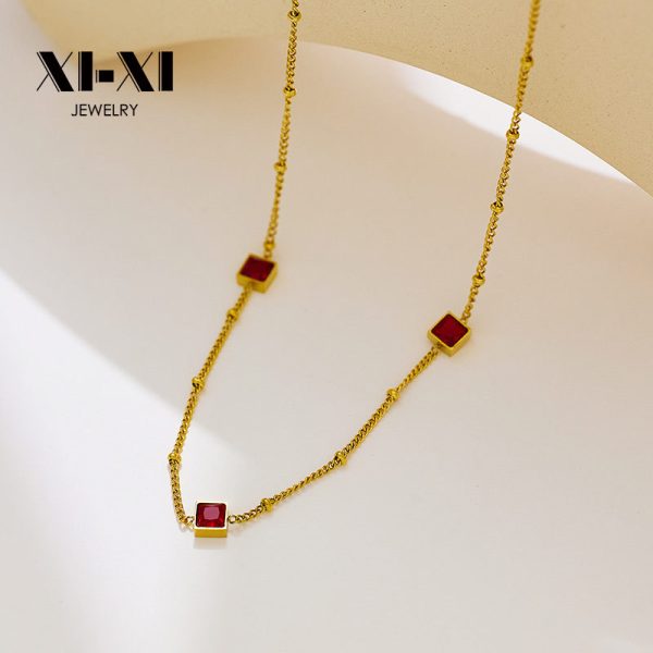 O1CN01Ftyptg25wjblDNTFF_3529117591-0-cib.jpg Stainless Steel Square Zirconia Necklace 747514763647