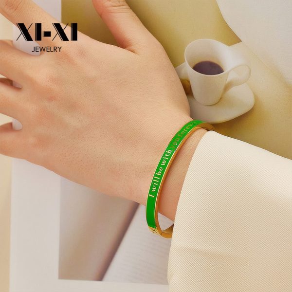 O1CN01FvALlg25wjbq6OU2n_3529117591-0-cib.jpg Stainless Steel Enamel Bangle 696695523684