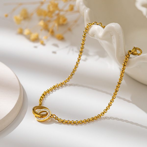 O1CN01G7kSnx25wjZaDMn1t_3529117591-0-cib.jpg Stainless Steel Ring Chain Bracelet 894791445196