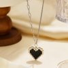 O1CN01GF5xeq25wjW4gYst8_3529117591-0-cib.jpg Stainless Steel Mosaic Heart Necklace 824431856952