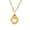 O1CN01GGMjCK25wjVuY8KGn_3529117591-0-cib.jpg Stainless Steel Mother of Pearl Heart Necklace 823122161753