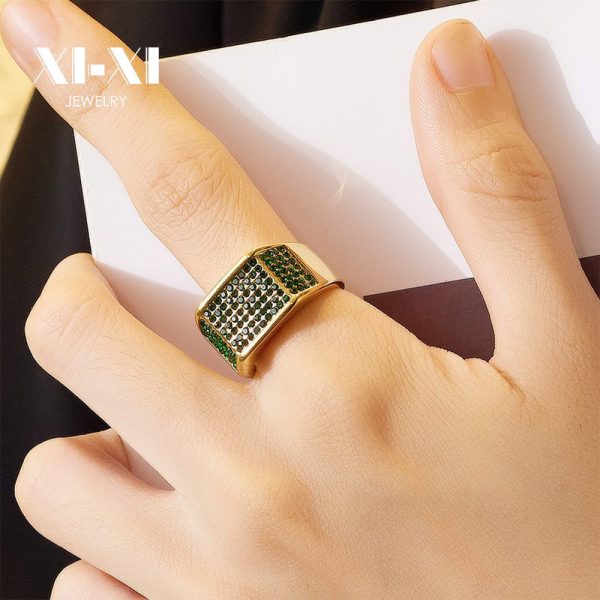 O1CN01GWs8gv25wjbpeCDWx_3529117591-0-cib.jpg Stainless Steel Pave Square Ring 727581327995