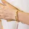 O1CN01Gcmgvc25wjOAXCgAF_3529117591-0-cib.jpg Stainless Steel Zirconia Open Bangle 726613331817