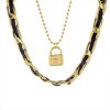 O1CN01Gh7cD625wjBnVJsO8_3529117591-0-cib.jpg Stainless Steel Lock Pendant Necklace 636078144706