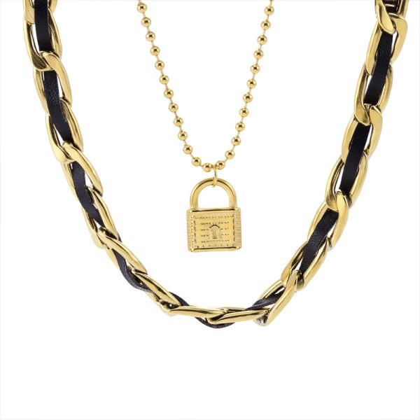 O1CN01Gh7cD625wjBnVJsO8_3529117591-0-cib.jpg Stainless Steel Lock Pendant Necklace 636078144706