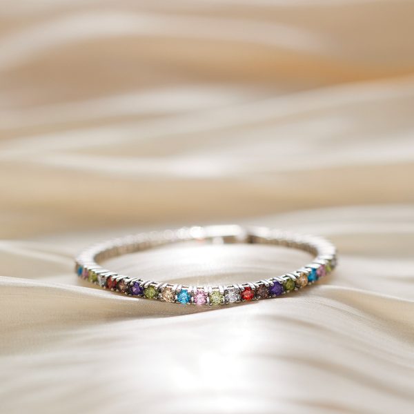 O1CN01Gk2gh425wjO57qqa7_3529117591-0-cib.jpg Stainless Steel Zirconia Tennis Bracelet 725415083948