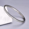 O1CN01GsLtm025wjFW4FGCQ_3529117591-0-cib.jpg Stainless Steel Heart Zirconia Bangle 659819666169