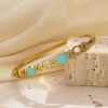O1CN01HBCqVj25wjfwifkXg_3529117591-0-cib.jpg Stainless Steel Enamel Hollow Bangle 1052548804091