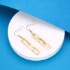 Stainless Steel Bar Drop Earrings 650572859443