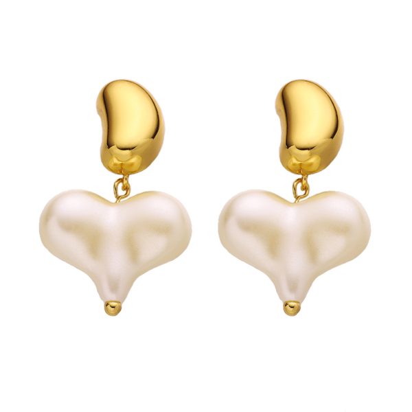 O1CN01Hb8aYS25wjUumNSTO_3529117591-0-cib.jpg Stainless Steel Teardrop Heart Earrings 804153333579