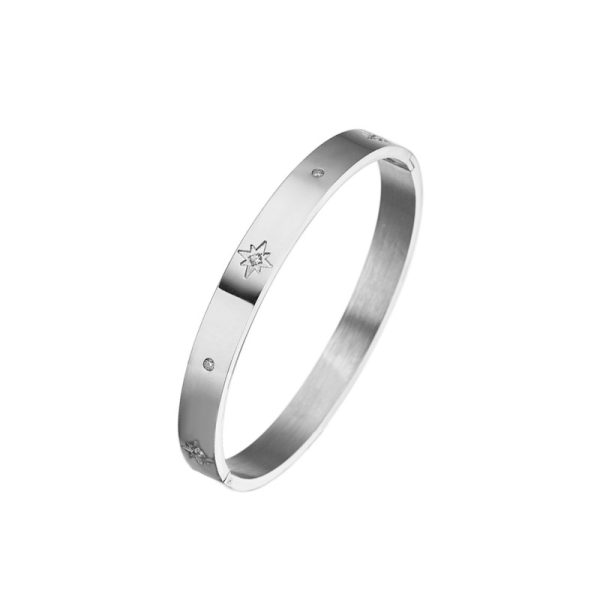 O1CN01HblEHY25wjDne1Oxa_3529117591-0-cib.jpg Stainless Steel Star Bangle 649659474028