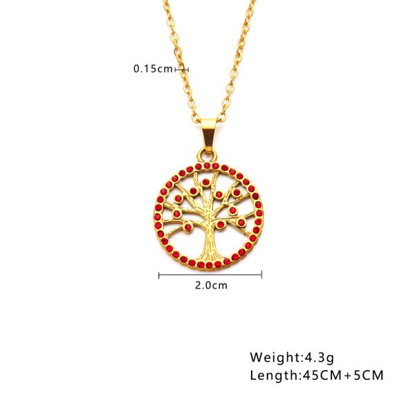 O1CN01HkG7NB25wjbt8b9kc_3529117591-0-cib.jpg Stainless Steel Tree of Life Necklace 747354909629