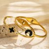 O1CN01HlW5Tr25wjfwc0p14_3529117591-0-cib.jpg Stainless Steel Clover Bangle 1050398186677