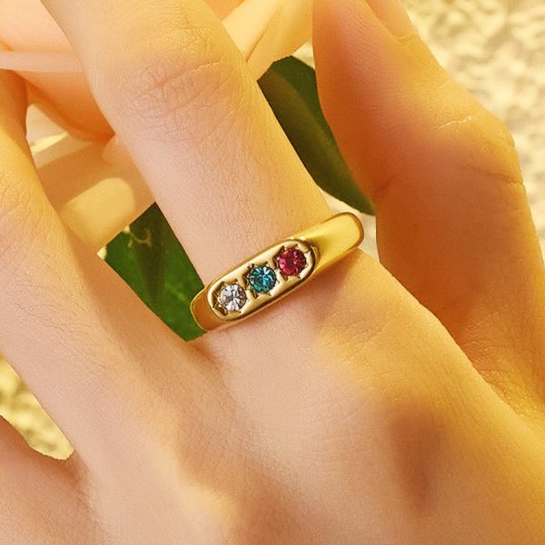 O1CN01Hrs23M25wjO017E2J_3529117591-0-cib.jpg Stainless Steel Wide Zirconia Ring 724929102180