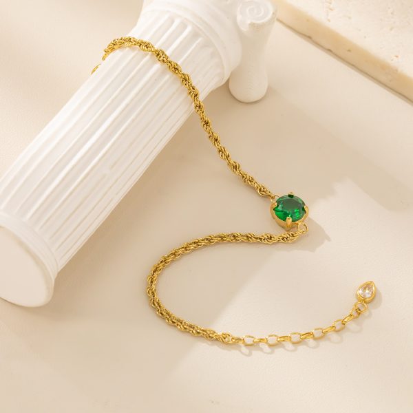 O1CN01HrwNRb25wjbqOn3wM_3529117591-0-cib.jpg Stainless Steel Teardrop Glass Bracelet 914668551626