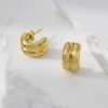 O1CN01Hsx8hs25wjZcvJGuq_3529117591-0-cib.jpg Stainless Steel Double Hoop Earrings 895424701433