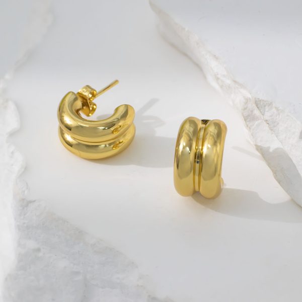 O1CN01Hsx8hs25wjZcvJGuq_3529117591-0-cib.jpg Stainless Steel Double Hoop Earrings 895424701433