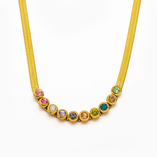 O1CN01I351mX25wjYgZqXuv_3529117591-0-cib.jpg Stainless Steel Zirconia Heart Necklace 867481311965