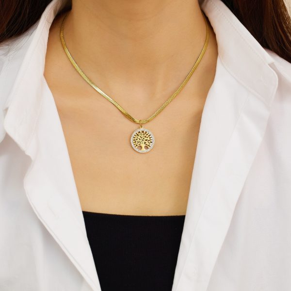 O1CN01I3b5In25wjRV1sn6V_3529117591-0-cib.jpg Stainless Steel Zirconia Double Layer Necklace 754852880311