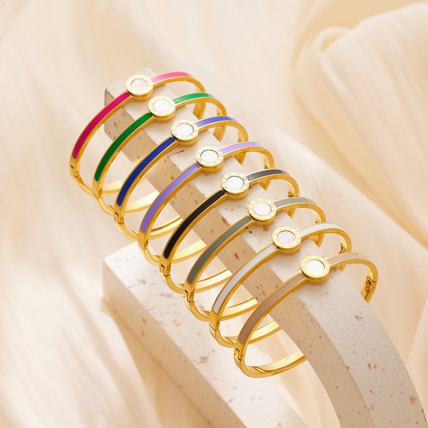 O1CN01I8BlUp25wjNyKKlpt_3529117591-0-cib.jpg Stainless Steel Bead Clasp Bangle 724475577600