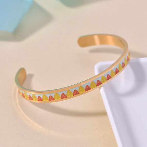 O1CN01IFtZBB25wjEE6DqAV_3529117591-0-cib.jpg Stainless Steel Enamel Open Bangle 651101403831