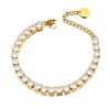 O1CN01IdCfoR25wje6Amcsr_3529117591-0-cib.jpg Stainless Steel Zirconia Chain Bracelet 1003167880907