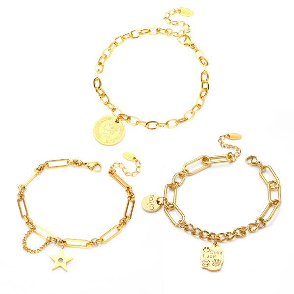 O1CN01Ikk31X25wjFKmLz4a_3529117591-0-cib.jpg Stainless Steel Coin Portrait Bracelet 656899028708